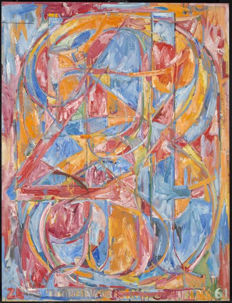 0-9 painting|0 through 9 ,1961 by Jasper Johns.